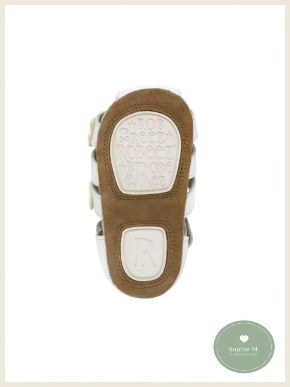 Robeez First Kicks Fisherman Sandals - Leather Baby Walking Shoes